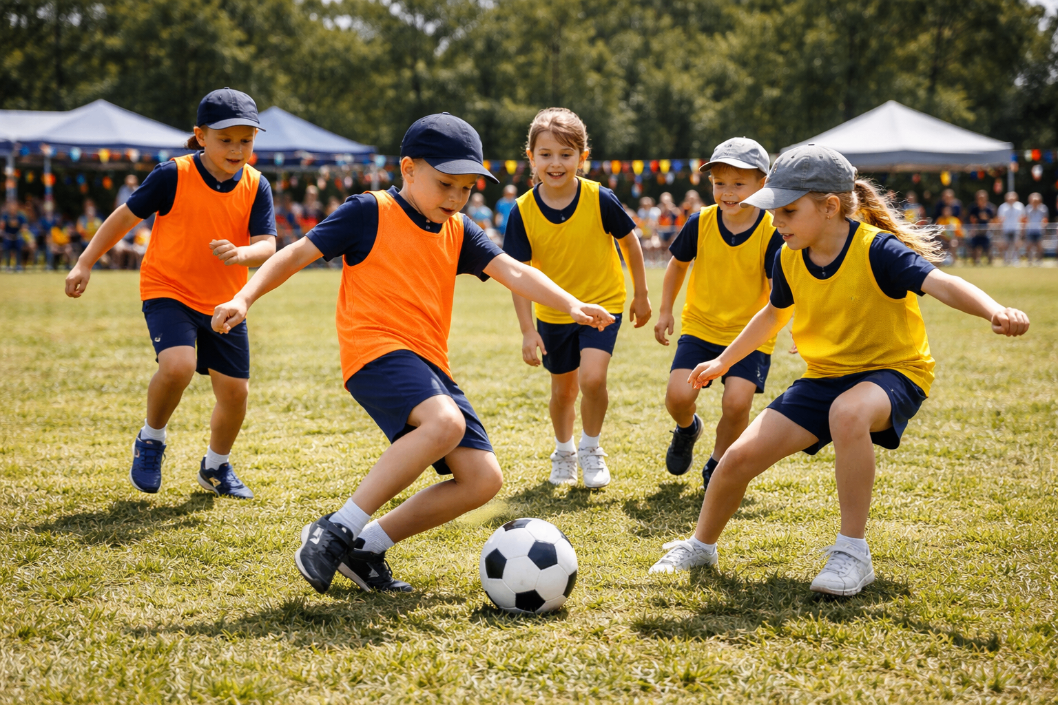 Battle of the Sports — team relay action